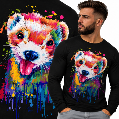 LONGSLEEVE ZWIERZĘTA  FRETKA 1